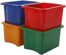 Plastic Storage Boxes No Lids