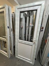 UPVC Single Door In White 850