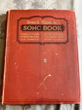BOOK News Chronicle Song Book, Vintage Folk Sea Shanty Spirituals Hymns & Carols