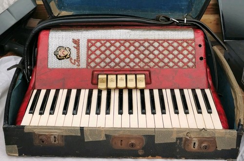 Scandalli accordion with case - accordion,