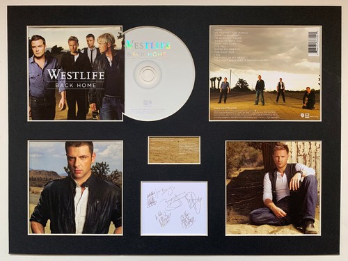 Westlife signed autographed - -,