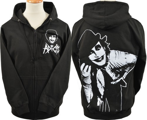 Unisex black zipper hoody - black,
