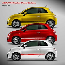 Fiat 500 Abarth side stripe