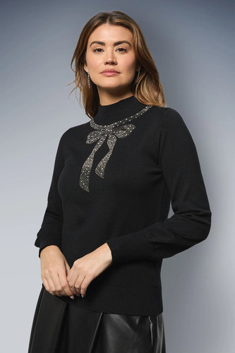 Wallis black jumper womens - black,