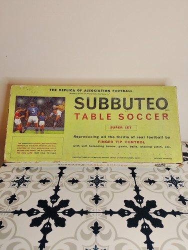 Vintage subbuteo table