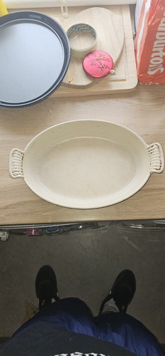Creuset shallow stone ware - shallow,