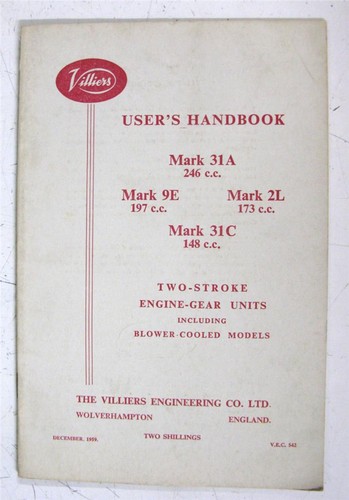 Villiers mark 31a 31c - mark, 9e