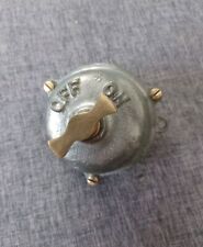 Vintage Industrial Explosion Proof Light Switch Cast Iron Brass Galv