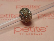 ** Genuine Lovelinks  PETITE RANGE * LIGHT PEACH CRYSTAL BALL BEAD RRP £35 **