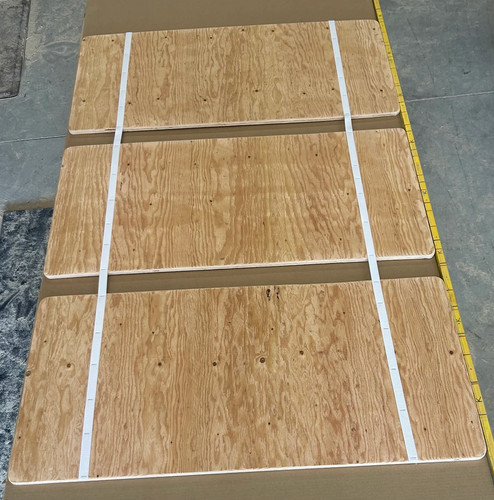 Twin slat bunk - bed, plywood