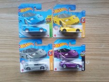 4 rare boxed Hotwheels bugatti