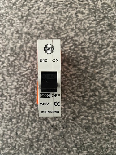 Wylex b40 3000 mcb - wylex,