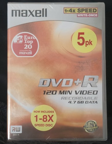 Maxell dvd 7gb 120 - maxell, dvd+r