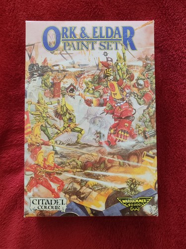 Ork eldar paint set - set,