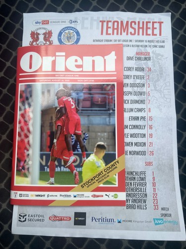 Leyton orient stockport - leyton, v