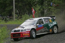 Jan Kopecky Skoda action 2007 WRC Rally Car Motor Racing Old Photo 1