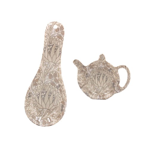 Spoon rest teabag tidy set - spoon,