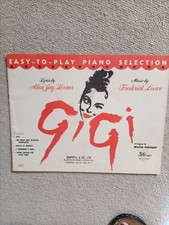 Vintage Sheet Music - Easy Play 'Gigi' selection