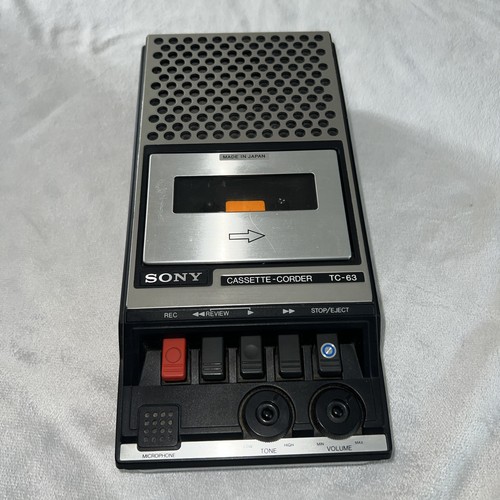 Vintage sony cassette corder - sony, cassette-corder