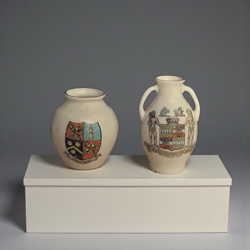 Antique goss crested ware - w.h.,