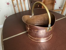 Vintage Copper Coal Scuttle