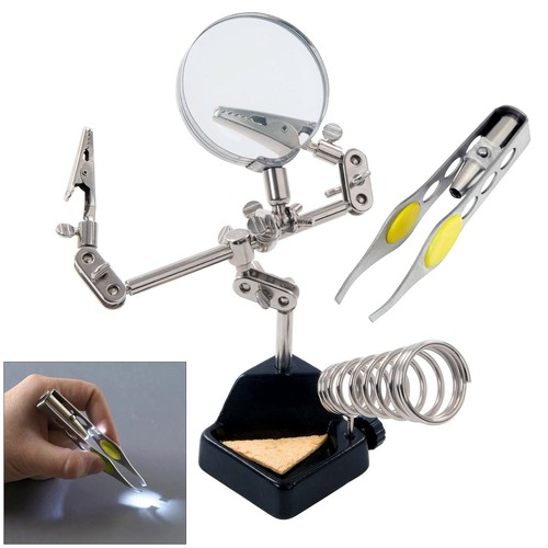 Helping hands led tweezers - helping,