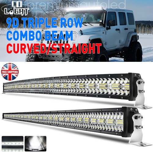 Tri row led work light - led, bar