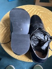 Womans Girls Black Leather