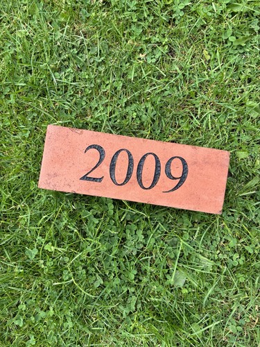Dated house brick - dated,