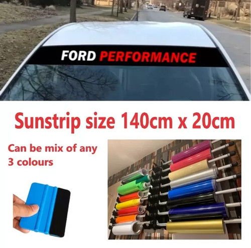 Sunstrip ford windscreen sun - ford,