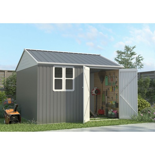 Garden shed 10x10ft steel - garden,