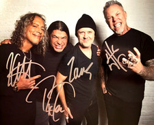 METALLICA Signed x4 FULL BAND