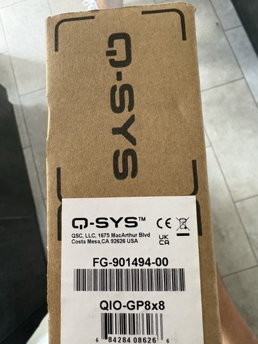 Qsc sys 8 - qsc, channel