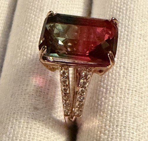 Watermelon tourmaline emerald - tourmaline,