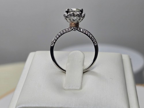 1ct round moissanite - 1ct,