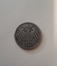 1902 German 5 Pfennig Coin