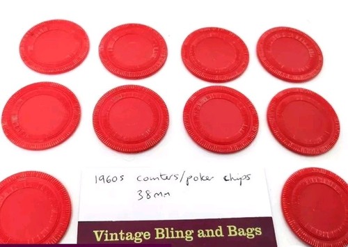 Red 38mm vintage games - red,