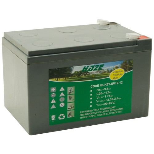 Haze 12v 12ah gel battery - haze, ev