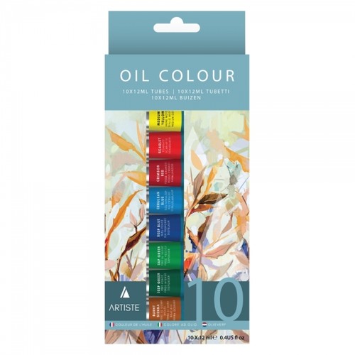 Oil paint set 12ml tubes - oil,