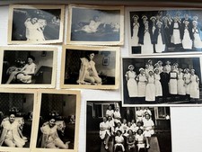 VINTAGE ORIGINAL GLAMOUR RISQUÉ WW2 NURSE PHOTOS MEDICAL 