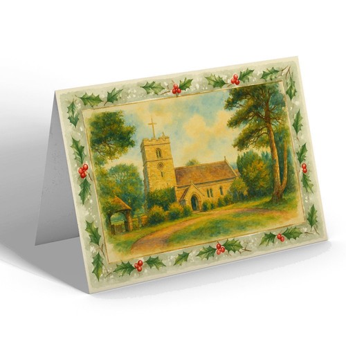 Christmas card the church - card,