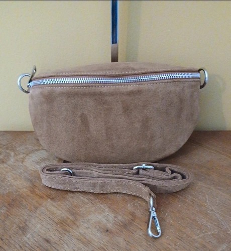 Tan brown borse pelle - brown, in