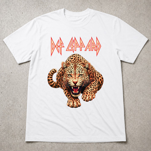 Def leppard shirt leopard - t,