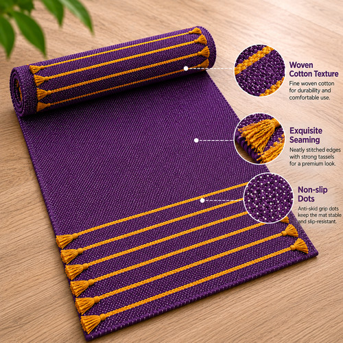 Yoga mat thick - mat, non