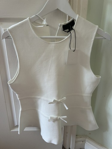Zara peplum bow top - zara,