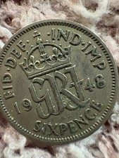 George V1 Sixpence 1948