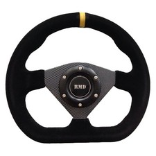 Steering Wheel Flat Suede D