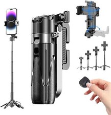 Tripod Heavy Duty Selfie Stick+Bluetooth Remote For iPhone 16 Pro Max/15/14/13Pr