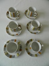 Vintage set of six Midwinter
