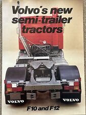The Volvo F10 F12 Truck Semi Trailer Tractors Range Sales Information Brochure